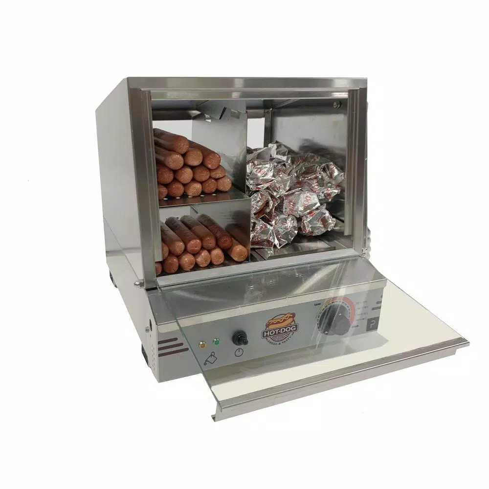 Paragon Pro Series Stainless Steel Hot Dog Steamer Cookers Paragon Pro Series Stainless Steel Hot Dog Steamer -Costway Shop silver stainless steel paragon rice cookers 8030 76 1000