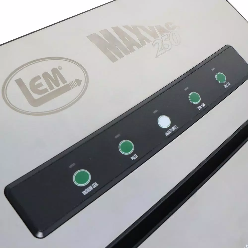 Food Processing LEM Stainless Steel Vacuum Sealer With Bag Cutter And Holder 6 Food Processing LEM Stainless Steel Vacuum Sealer With Bag Cutter And Holder - Image 4