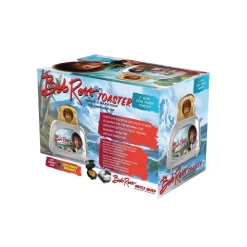 Toasters Uncanny Brands Bob Ross 2-Slice Silver Toaster -Costway Shop silver uncanny brands pop up toasters tste bob slv 4f 1000