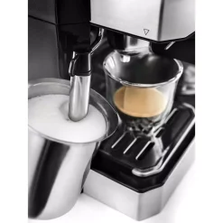Coffee Makers DeLonghi All-In-One 10-Cup Stainless Steel Espresso Machine And Drip Coffee Maker 15 Coffee Makers DeLonghi All-In-One 10-Cup Stainless Steel Espresso Machine And Drip Coffee Maker -Costway Shop stainless and black delonghi drip coffee makers bco430t 1f 1000