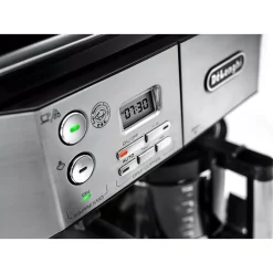 Coffee Makers DeLonghi All-In-One 10-Cup Stainless Steel Espresso Machine And Drip Coffee Maker 17 Coffee Makers DeLonghi All-In-One 10-Cup Stainless Steel Espresso Machine And Drip Coffee Maker -Costway Shop stainless and black delonghi drip coffee makers bco430t fa 1000
