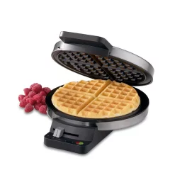 Electric Skillets & Indoor Grills Cuisinart Single Waffle Stainless Steel American Waffle Maker With Recipe Book 5 Electric Skillets & Indoor Grills Cuisinart Single Waffle Stainless Steel American Waffle Maker With Recipe Book -Costway Shop stainless black cuisinart waffle makers wmr ca 31 1000