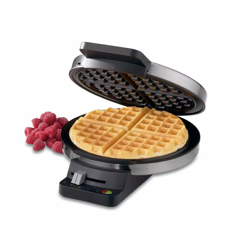 Cuisinart Single Waffle Stainless Steel American Waffle Maker with Recipe Book Electric Skillets & Indoor Grills Cuisinart Single Waffle Stainless Steel American Waffle Maker With Recipe Book -Costway Shop stainless black cuisinart waffle makers wmr ca 31 1000