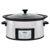 Cookers Nesco Pick-a-Pot 6 Qt. Stainless Steel Digital Slow Cooker 2 Cookers Nesco Pick-a-Pot 6 Qt. Stainless Steel Digital Slow Cooker -Costway Shop stainless black nesco slow cookers mc 625 64 1000