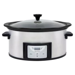 Cookers Nesco Pick-a-Pot 6 Qt. Stainless Steel Digital Slow Cooker