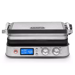 Electric Skillets & Indoor Grills DeLonghi Livenza All-Day 261 Sq. In. Stainless Steel Indoor Grill