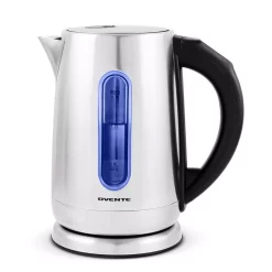 Electric Kettles Ovente 7.1-Cup Stainless Steel Electric Kettle With Touch Screen Control Panel