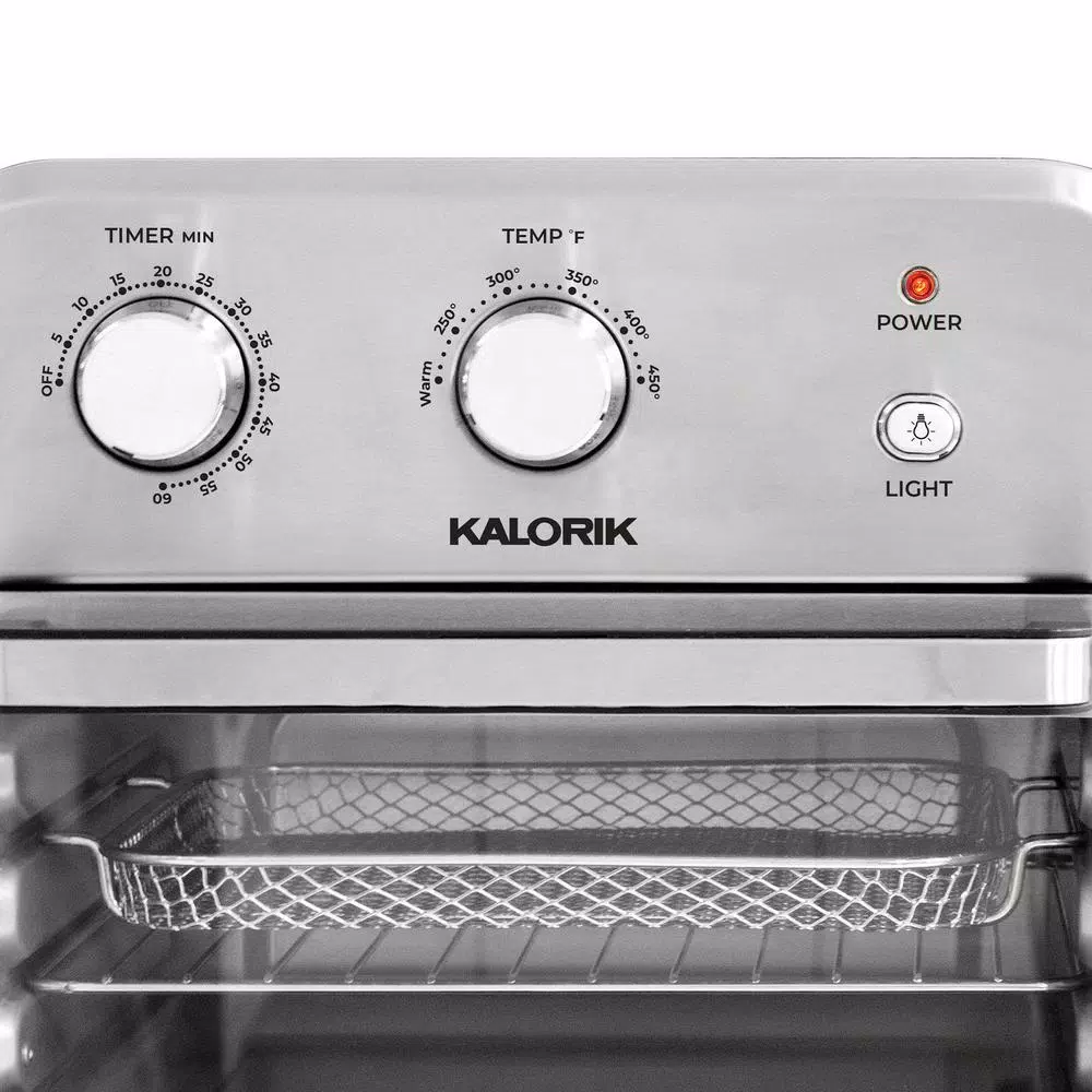 Toasters KALORIK 12 Qt. Stainless Steel And Black Air Fryer Oven 9 Toasters KALORIK 12 Qt. Stainless Steel And Black Air Fryer Oven - Image 7