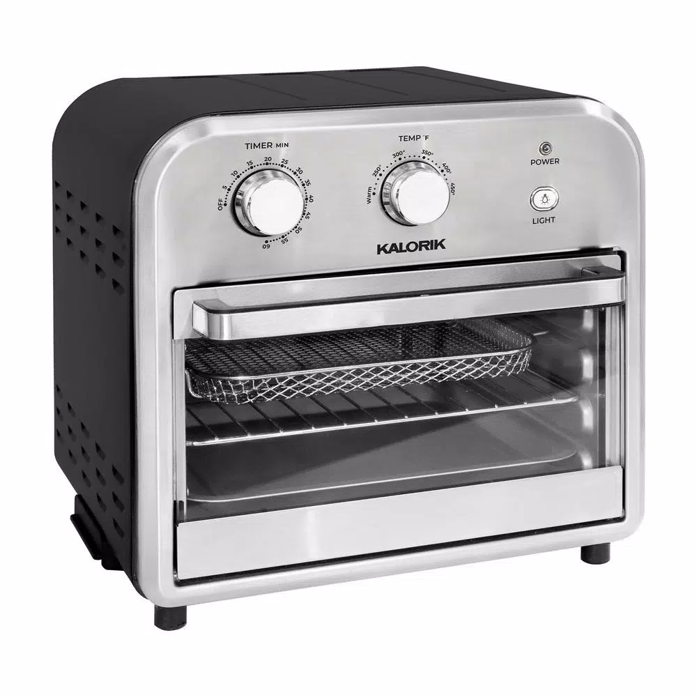 Toasters KALORIK 12 Qt. Stainless Steel And Black Air Fryer Oven 5 Toasters KALORIK 12 Qt. Stainless Steel And Black Air Fryer Oven - Image 3