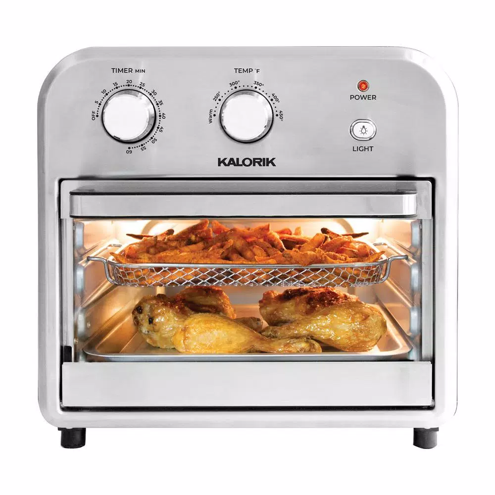 Toasters KALORIK 12 Qt. Stainless Steel And Black Air Fryer Oven 8 Toasters KALORIK 12 Qt. Stainless Steel And Black Air Fryer Oven - Image 6