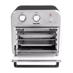 Toasters KALORIK 12 Qt. Stainless Steel And Black Air Fryer Oven 17 Toasters KALORIK 12 Qt. Stainless Steel And Black Air Fryer Oven -Costway Shop stainless steel and black kalorik toaster ovens afo 46894 bkss 77 1000