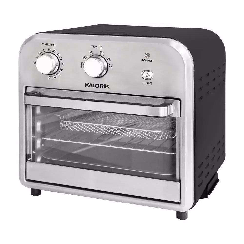 Toasters KALORIK 12 Qt. Stainless Steel And Black Air Fryer Oven 4 Toasters KALORIK 12 Qt. Stainless Steel And Black Air Fryer Oven - Image 2