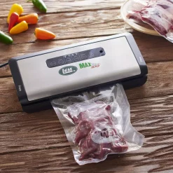 Food Processing LEM MaxVac 100 Black Stainless Steel Food Vacuum Sealer 4 Food Processing LEM MaxVac 100 Black Stainless Steel Food Vacuum Sealer -Costway Shop stainless steel and black lem food vacuum sealers 1379 4f 1000