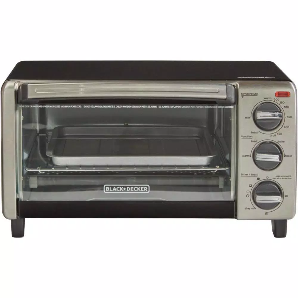 Toasters BLACK+DECKER 1150 W 4-Slice Black Stainless Steel Toaster Oven With Temperature Control 11 Toasters BLACK+DECKER 1150 W 4-Slice Black Stainless Steel Toaster Oven With Temperature Control - Image 9