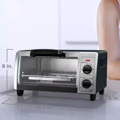 Toasters BLACK+DECKER 1150 W 4-Slice Black Stainless Steel Toaster Oven With Temperature Control 17 Toasters BLACK+DECKER 1150 W 4-Slice Black Stainless Steel Toaster Oven With Temperature Control -Costway Shop stainless steel black black decker toaster ovens to1705sb 77 1000