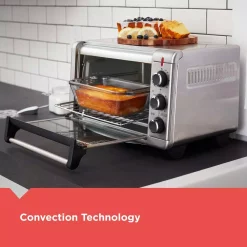 Air Fryers BLACK+DECKER Crisp ‘N Bake 1500 W 6-Slice Stainless Steel Toaster Oven -Costway Shop stainless steel black decker air fryers to3215ss 4f 1000