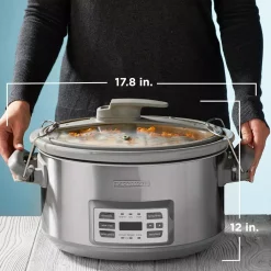Cookers BLACK+DECKER 7 Qt. Stainless Steel Electric Slow Cooker With Temperature Probe And Precision Sous-Vide 8 Cookers BLACK+DECKER 7 Qt. Stainless Steel Electric Slow Cooker With Temperature Probe And Precision Sous-Vide -Costway Shop stainless steel black decker multi cookers scd7007ssd 76 1000