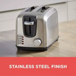 Toasters BLACK+DECKER 2-Slice Stainless Steel Toaster 5 Toasters BLACK+DECKER 2-Slice Stainless Steel Toaster -Costway Shop stainless steel black decker pop up toasters t2707s 1f 1000