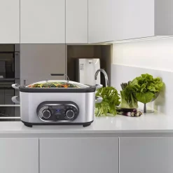 Cookers BLACK+DECKER 6.5 Quart Stainless Steel Slow Cooker 11 Cookers BLACK+DECKER 6.5 Quart Stainless Steel Slow Cooker -Costway Shop stainless steel black decker slow cookers 985115256m 31 1000