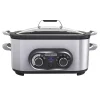 Cookers BLACK+DECKER 6.5 Quart Stainless Steel Slow Cooker 1 Cookers BLACK+DECKER 6.5 Quart Stainless Steel Slow Cooker -Costway Shop stainless steel black decker slow cookers 985115256m 64 1000