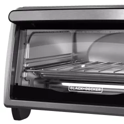 Toasters BLACK+DECKER 4-Slice Stainless Steel Toaster Oven -Costway Shop stainless steel black decker toaster ovens to1303sb fa 1000