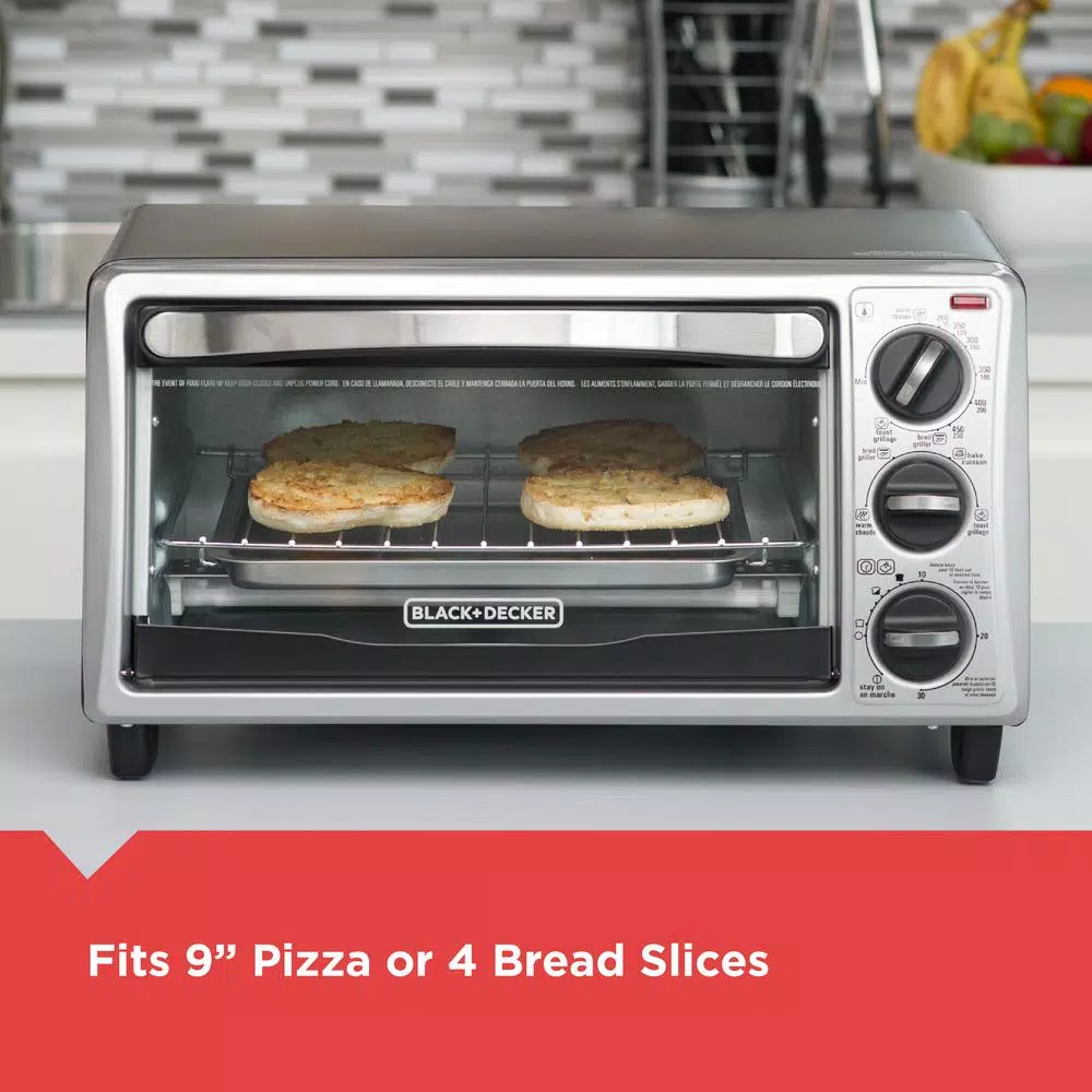 Toasters BLACK+DECKER 4-Slice Stainless Steel Toaster Oven 10 Toasters BLACK+DECKER 4-Slice Stainless Steel Toaster Oven - Image 8