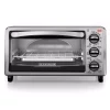 Toasters BLACK+DECKER 4-Slice Stainless Steel Toaster Oven -Costway Shop stainless steel black decker toaster ovens to1313sbd 64 1000