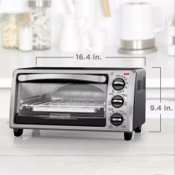 Toasters BLACK+DECKER 4-Slice Stainless Steel Toaster Oven 16 Toasters BLACK+DECKER 4-Slice Stainless Steel Toaster Oven -Costway Shop stainless steel black decker toaster ovens to1313sbd c3 1000