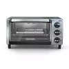 Toasters BLACK+DECKER 1150 W 4-Slice Stainless Steel Convection Toaster Oven With Built-In Timer 2 Toasters BLACK+DECKER 1150 W 4-Slice Stainless Steel Convection Toaster Oven With Built-In Timer -Costway Shop stainless steel black decker toaster ovens to1750sb 64 1000