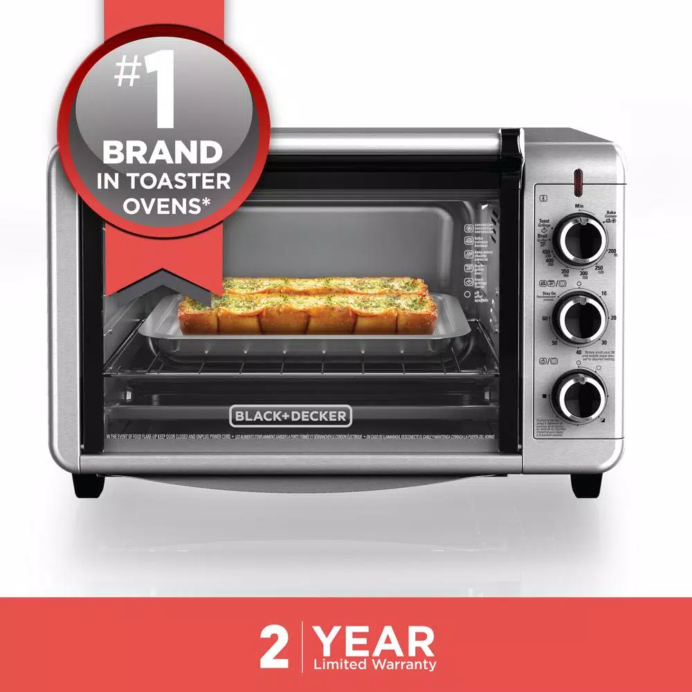 Toasters BLACK+DECKER 1500 W 6-Slice Stainless Steel Toaster Oven With Built-In Timer 8 Toasters BLACK+DECKER 1500 W 6-Slice Stainless Steel Toaster Oven With Built-In Timer - Image 6