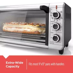 Toasters BLACK+DECKER 8-Slice Extra-Wide Convection Toaster Oven, Stainless Steel 3 Toasters BLACK+DECKER 8-Slice Extra-Wide Convection Toaster Oven, Stainless Steel -Costway Shop stainless steel black decker toaster ovens to3240xsbd c3 1000