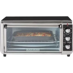 Toasters BLACK+DECKER 1500 W 8-Slice Stainless Steel Toaster Oven With Broiler 21 Toasters BLACK+DECKER 1500 W 8-Slice Stainless Steel Toaster Oven With Broiler -Costway Shop stainless steel black decker toaster ovens to3250xsb 1f 1000
