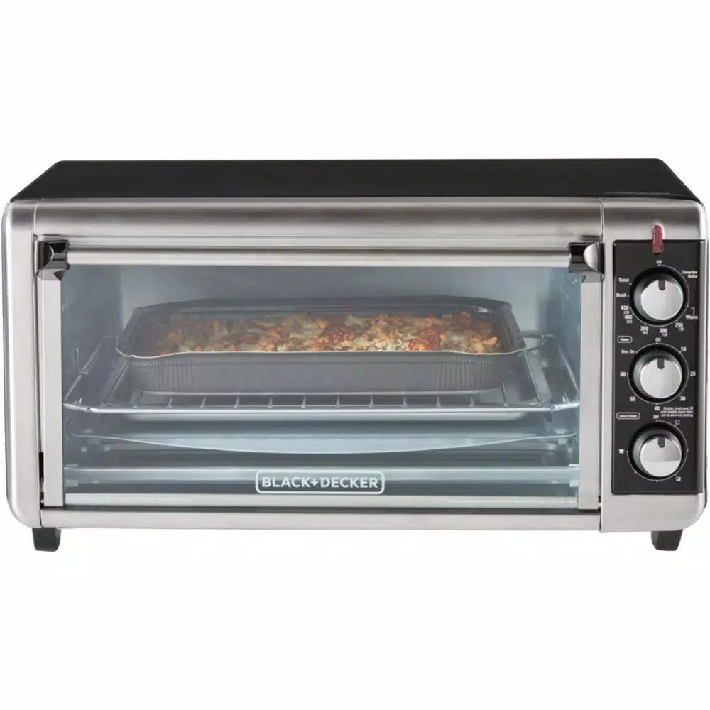 Toasters BLACK+DECKER 1500 W 8-Slice Stainless Steel Toaster Oven With Broiler 10 Toasters BLACK+DECKER 1500 W 8-Slice Stainless Steel Toaster Oven With Broiler - Image 8
