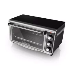 Toasters BLACK+DECKER 1500 W 8-Slice Stainless Steel Toaster Oven With Broiler 16 Toasters BLACK+DECKER 1500 W 8-Slice Stainless Steel Toaster Oven With Broiler -Costway Shop stainless steel black decker toaster ovens to3250xsb 40 1000