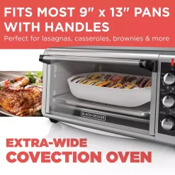 Toasters BLACK+DECKER 1500 W 8-Slice Stainless Steel Toaster Oven With Broiler 19 Toasters BLACK+DECKER 1500 W 8-Slice Stainless Steel Toaster Oven With Broiler -Costway Shop stainless steel black decker toaster ovens to3250xsb c3 1000