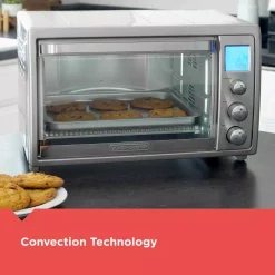 Toasters BLACK+DECKER Crisp ‘N Bake 8-Slice Air Fry Toaster Oven No Preheat, Stainless -Costway Shop stainless steel black decker toaster ovens tod5035ss 1f 1000