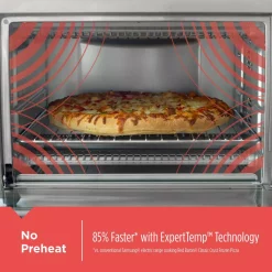 Toasters BLACK+DECKER Crisp ‘N Bake 8-Slice Air Fry Toaster Oven No Preheat, Stainless -Costway Shop stainless steel black decker toaster ovens tod5035ss 4f 1000