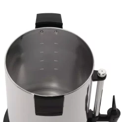 Coffee Makers West Bend 55-Cup Silver Aluminum With Quick Brewing Large Capacity Commercial Coffee Urn Features Automatic Temperature Control -Costway Shop stainless steel black west bend coffee urns 13500 1f 1000