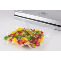 Food Processing CASO VC 10 Stainless Steel Food Vacuum Sealer With Food Management App And Food Vacuum Rolls (Set Of 2) 4 Food Processing CASO VC 10 Stainless Steel Food Vacuum Sealer With Food Management App And Food Vacuum Rolls (Set Of 2) -Costway Shop stainless steel caso food vacuum sealers 11340 2 kit 1d 1000