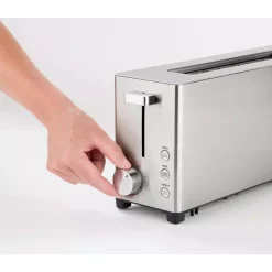 Toasters CASO 2-Slice Stainless Steel Wide Slot Toaster -Costway Shop stainless steel caso pop up toasters 11916 44 1000