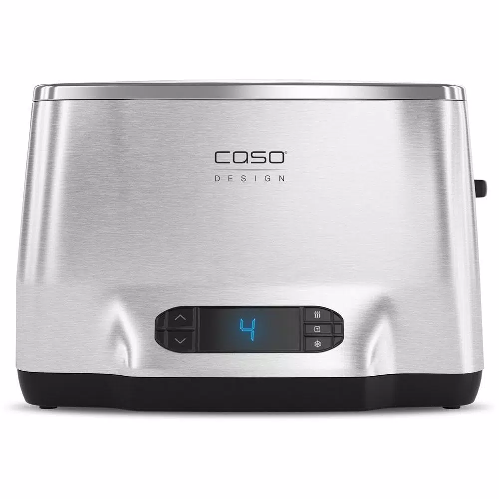 CASO Inox 2-Slice Stainless Steel Wide Slot Toaster with Automatic Shut-Off Toasters CASO Inox 2-Slice Stainless Steel Wide Slot Toaster With Automatic Shut-Off -Costway Shop stainless steel caso pop up toasters 12778 c3 1000