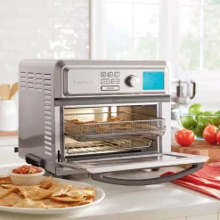 Air Fryers Cuisinart Stainless Steel Air Fryer Toaster Oven With Fry Basket 5 Air Fryers Cuisinart Stainless Steel Air Fryer Toaster Oven With Fry Basket -Costway Shop stainless steel cuisinart air fryers toa 65 31 1000