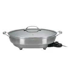 Electric Skillets & Indoor Grills Cuisinart 12 In. X 15 In. Stainless Steel Non-Stick Electric Skillet