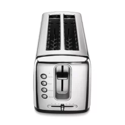 Toasters Cuisinart Artisan Bread 2-Slice Stainless Steel Long Slot Toaster With Crumb Tray -Costway Shop stainless steel cuisinart pop up toasters cpt 2400 44 1000