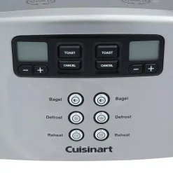 Toasters Cuisinart Touch To Toast 4-Slice Stainless Steel Wide Slot Leverless Toaster -Costway Shop stainless steel cuisinart pop up toasters cpt 440 4f 1000