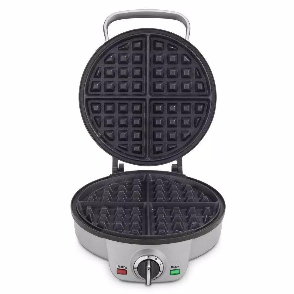 Cuisinart Single Waffle Stainless Steel Belgian Waffle Maker Electric Skillets & Indoor Grills Cuisinart Single Waffle Stainless Steel Belgian Waffle Maker -Costway Shop stainless steel cuisinart waffle makers waf200 1f 1000
