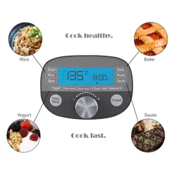 Cookers Elite 6.5 Qt. Stainless Steel Electric Multi-Cooker With Aluminum Pot -Costway Shop stainless steel elite multi cookers mst 516 1f 1000