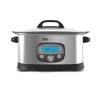 Cookers Elite 6.5 Qt. Stainless Steel Electric Multi-Cooker With Aluminum Pot