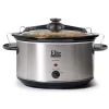 Cookers Elite Platinum 8.5 Qt. Stainless Steel Slow Cooker With Locking Lid 2 Cookers Elite Platinum 8.5 Qt. Stainless Steel Slow Cooker With Locking Lid -Costway Shop stainless steel elite slow cookers mst 900vxd 64 1000