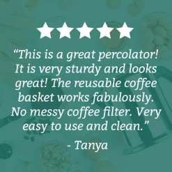 Coffee Makers Farberware 8-Cup Stainless Steel Percolator 8 Coffee Makers Farberware 8-Cup Stainless Steel Percolator -Costway Shop stainless steel farberware percolators 50124 fa 1000